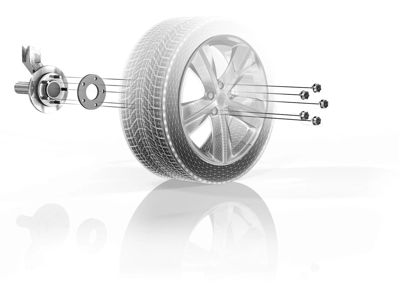 Honda H&R Spurverbreiterung 10mm Silber Für Accord Civic Prelude Rover - Image 3