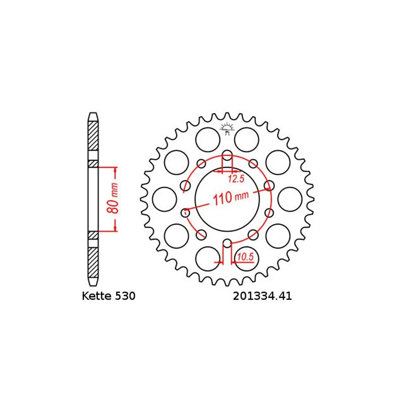 Kettensatz Geeignet Für Honda CBR 1000 F 96-99 Kette RK GB 530 GXW 114 Offen GOLD 17/41 - Image 3