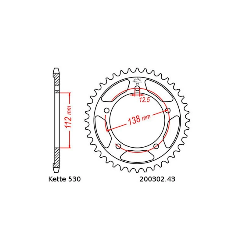 Kettensatz Geeignet Für Honda CBR 600 F 91-96 Kette RK GB 530 GXW 108 Offen GOLD 15/43 - Image 3