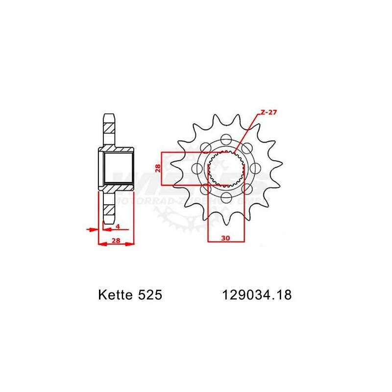 Kettensatz Geeignet Für Honda CBR 600 F 97-98 Kette RK 525 ZXW 108 Offen 15/43 - Image 2