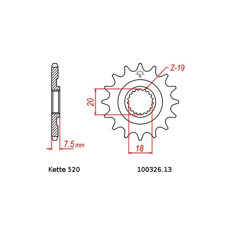 Kettensatz Geeignet Für Honda CR 125 R 2003 Kette RK CG 520 H 116 Offen GRÜN 13/52 - Image 2