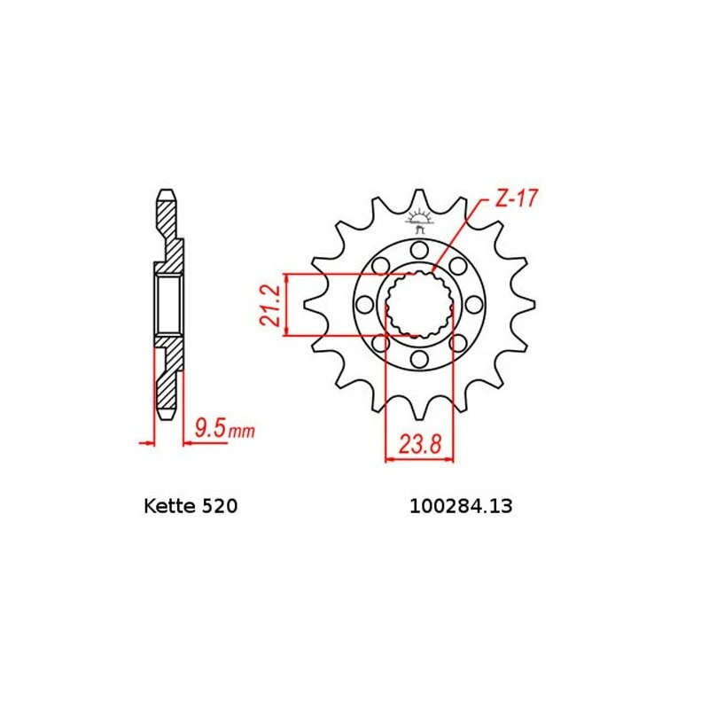 Kettensatz Geeignet Für Honda CR 250 R 06-08 Kette RK GB 520 XSO 114 Offen GOLD 13/49 - Image 2