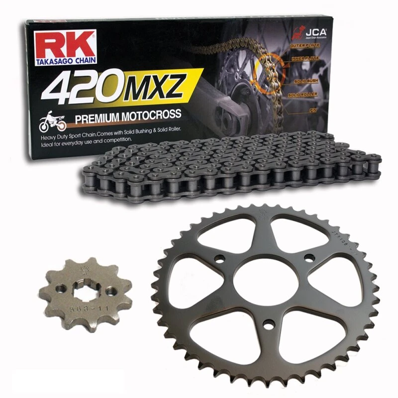 Kettensatz Geeignet Für Honda MBX 80 SW SWD 82-87 Kette RK 420 MXZ 116 Offen 15/38