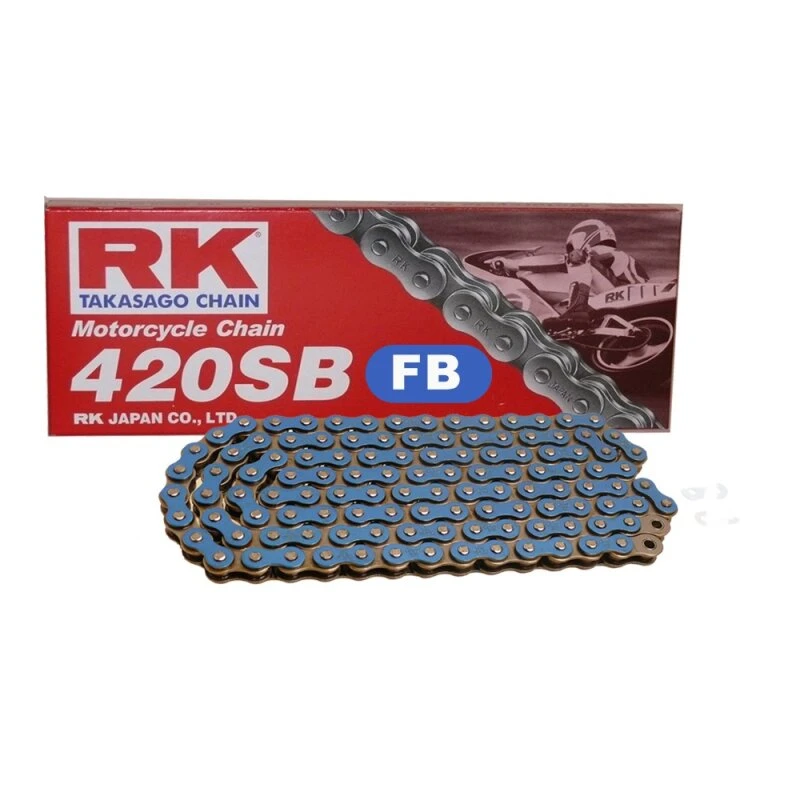 Kettensatz Geeignet Für Honda MBX 80 SW SWD 82-87 Kette RK FB 420 SB 116 Offen BLAU 15/38 - Image 4