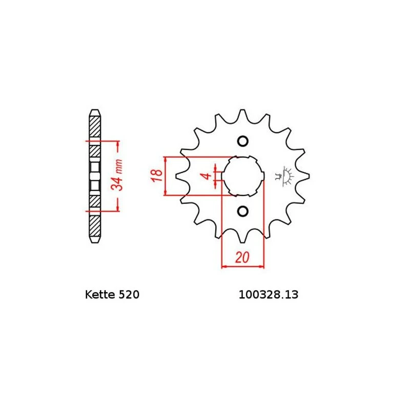 Kettensatz Geeignet Für Honda NX 650 Dominator 27PS 1993 Kette RK GB 520 ZXW 110 GOLD Offen 15/47 - Image 2