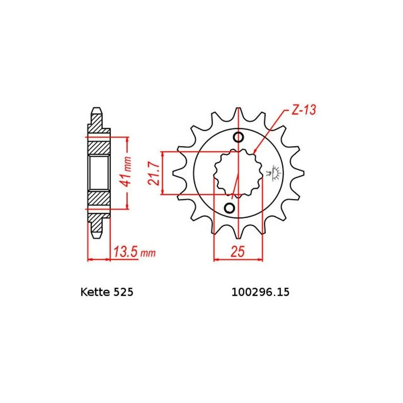 Kettensatz Geeignet Für Honda XL 650 V Transalp 00-06 Kette RK 525 XSO 118 Offen 15/48 - Image 2