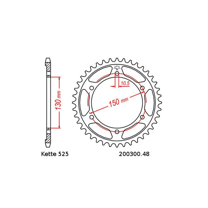 Kettensatz Geeignet Für Honda XL 650 V Transalp 00-06 Kette RK 525 XSO 118 Offen 15/48 - Image 3